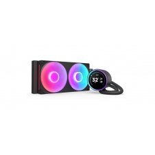 NZXT Kraken Elite 280 RGB Procesador Sistema de refrigeración líquida todo en uno 14 cm Negro 1 pieza(s)