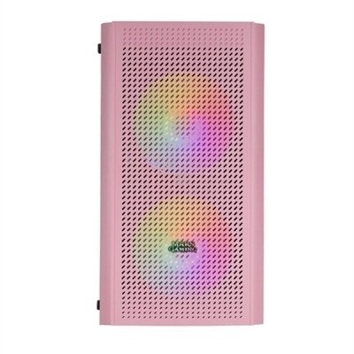 Caja ordenador mars gaming mc300 rosa micro atx 1 x usb 3.0 2 x usb 2.0 3 x 120mm frgb