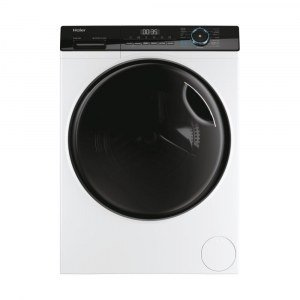 Lavadora - secadora Haier HWD100-BP14939IB, 10 kg lavado, 6 kg secado, 1400rpm, Motor Inverter, Tratamiento Antibacterias, 72dB, clase A blanco