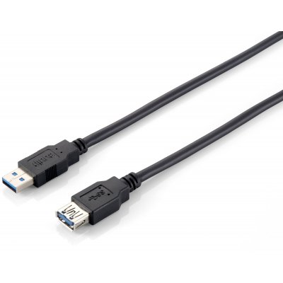 128398 Cable de extensión USB 3.0, A/M a A/F, 2,0 m, 5 Gbps, negro