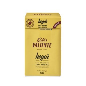 Café en grano VALIENTE HOGAR arábica 100% 250 gramos