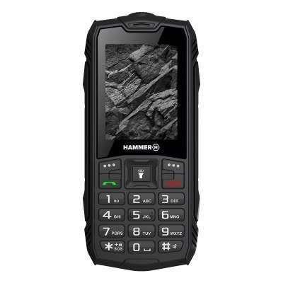 Telefono movil rugerizado hammer rock 2.4 pulgadas - 0.3mpx - 2g