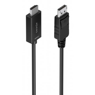 CABLE CONVERSOR AISENS DISPLAYPORT/M A HDMI/M 4K@60HZ NEGRO 1.5M