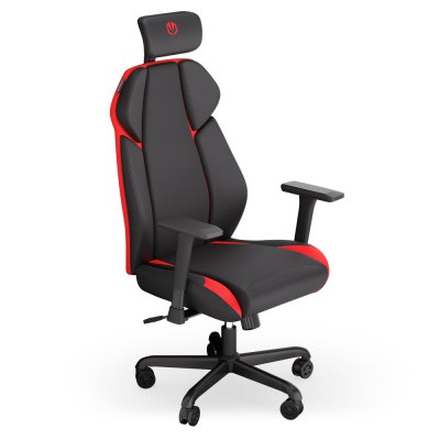 Meta RD Butaca para jugar Asiento acolchado Negro, Rojo