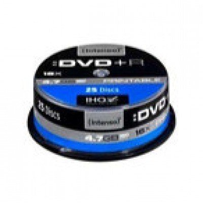 DVD+R INTENSO 4,7GB 16X PRINTABLE CAKEBOX 25