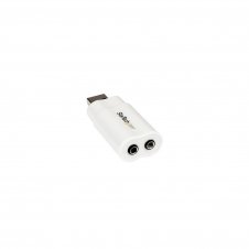 StarTech.com ICUSBAUDIO Tarjeta de Sonido Estéreo USB Externa Adaptador Conversor Blanco