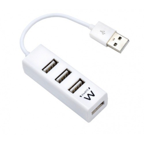 Ewent EW1122 Mini-Hub 4 puertos USB 2.0