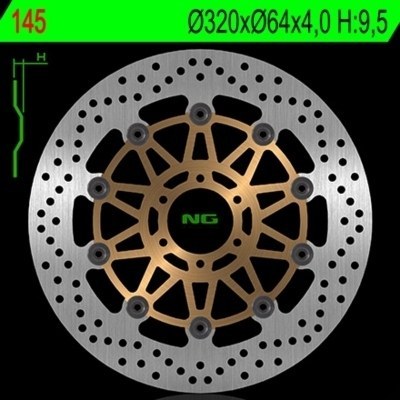 Disco de freno NG 145 Ø320 x Ø64 x 4 145