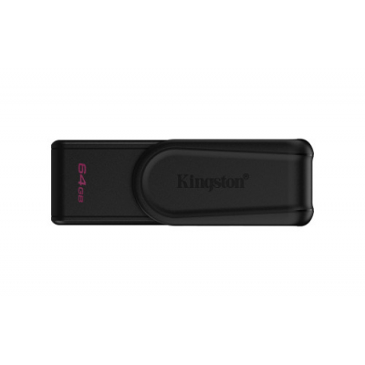 Kingston Technology DataTraveler 64GB Portable USB 3.2 Gen 1 Exodia S (Black/Black)