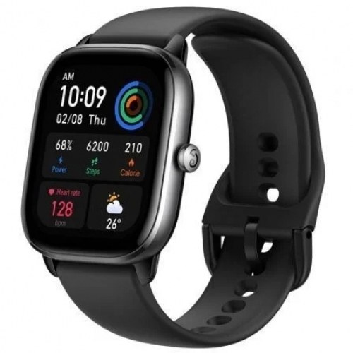 Amazfit GTS 4 Mini Reloj Smartwatch - Pantalla Amoled 1.65 - Caja de Aluminio - Bluetooth 5.2 - Resistencia al Agua 5 ATM - Color Negro