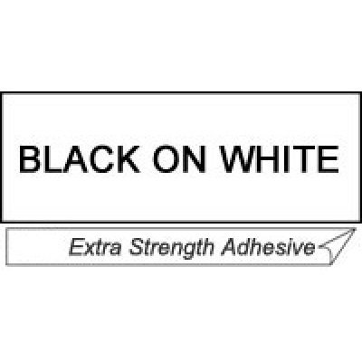 CINTA ROTULADORA BLANCO / NEGRO36