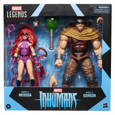 Pack 2 figuras hasbro marvel legends series inhumans marvel's medusa & marvel's gorgon