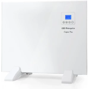 Placa radiante Orbegozo REH 500 A, 500 W, LCD, mando a distancia, termostato digital, blanco