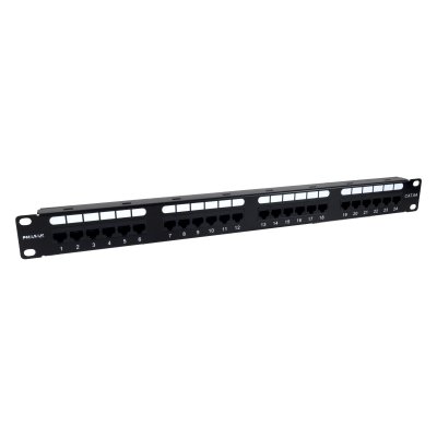 Panel de transferencia 19 24P Cat.6A UTP RJ45 DUAL 1U - PU 2421