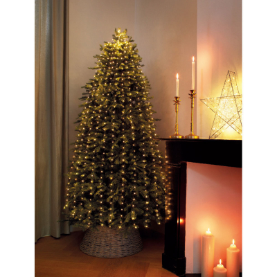 Guirnalda micro led exterior blanco calido para arbol de 180cm 6,8m (largo)