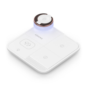 AISENS - CARGADOR INALAMBRICO USB-C 4 EN 1 DE 15W PARA MOVIL, APPLE WATCH, AURICULARES CON ESTUCHE DE CARGA, BLANCO