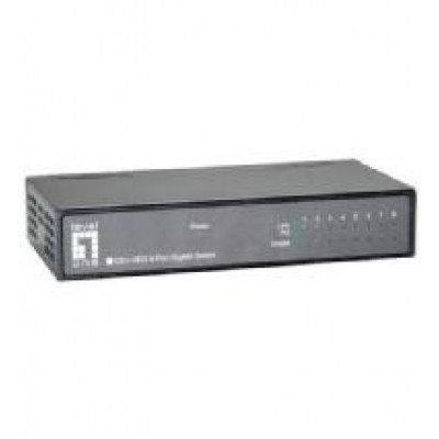 Switch level one 8 puertos 10 - 100 - 1000 no gestion