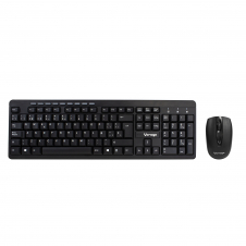 Vorago KM-304 teclado Ratón incluido RF inalámbrico QWERTY Español Negro