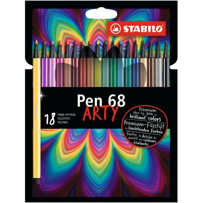 PEN 68 ARTY rotulador Medio Multicolor 18 pieza(s)