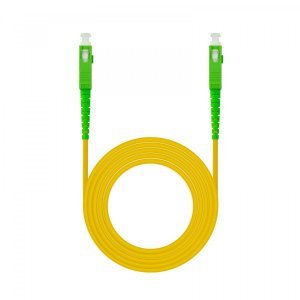Nanocable - CABLE FIBRA SC/APC-SC/APC MONOMODO LSZH AMARIL.40M