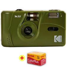 Kodak M35 Cámara Analógica 35 mm Olive Green y carrete 36 fotos