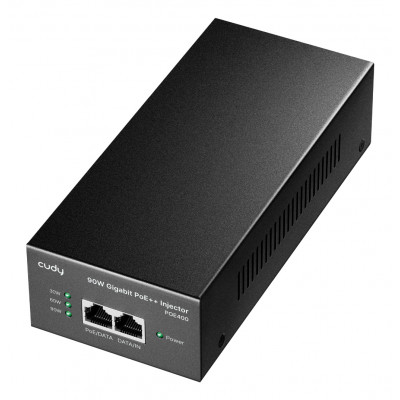 CUDY 90W Gigabit PoE+/PoE Injector