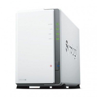 NAS Synology Diskstation DS220J/ 2 Bahías 3.5- 2.5/ 512MB DDR4/ Formato Torre