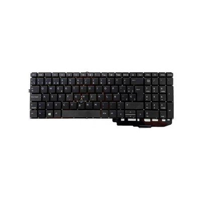 Teclado compatible para portátil HP Elitebook 850 G7 / 850 G8 / Poinstick / Negro