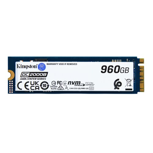 Kingston Technology DC2000B M.2 960 GB PCI Express 4.0 NVMe 3D TLC