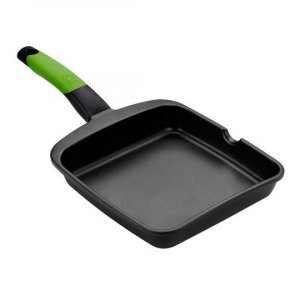 Sartén grill asadora BRA A121459, 28 cm, Prior Inducción