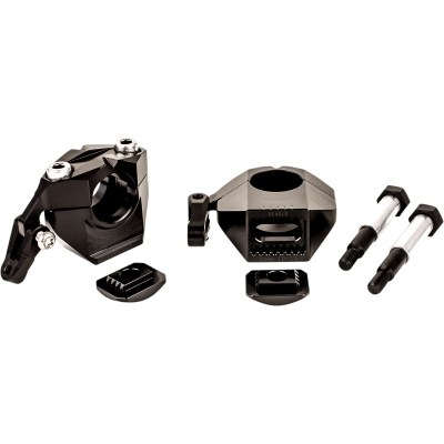 Alzas de manillar ajustables Gilles Tooling, negro 2DGT-12-B