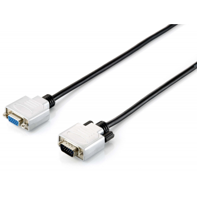 118854 cable VGA 10 m VGA (D-Sub) Negro, Plata