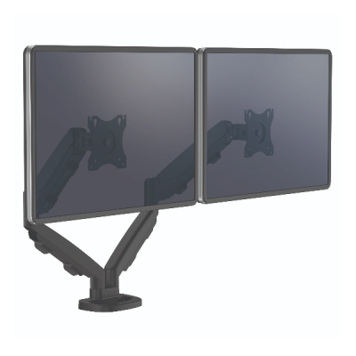 BRAZO MONITOR DOBLE EPPA NEGRO