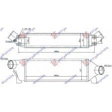 INTERCOOLER 2,0 TDi 02-06 (40x12,7x7,3)