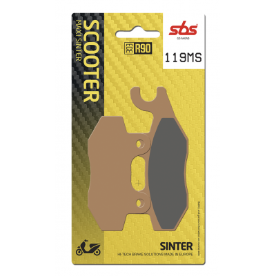MS Scooter Maxi Sintered Brake Pads SBS 119MS