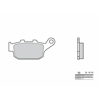 Pastillas de freno sinterizadas Brembo 07HO27SP 07HO27SP