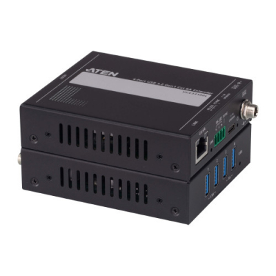 ATEN EXTENSOR USB 3.0 POR CAT 6A DE CUATRO PUERTOS (HASTA 100 M) (UCE33100-AT-B) (CP5)