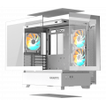CAJA ATX SEMITORRE GIGABYTE AORUS C201W ICE PANORAMICA GLASS USB 3.0 BLANCA