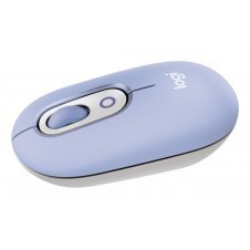 Logitech POP Mouse, ratón inalámbrico Bluetooth compacto y portátil con botones programables y clics discretos, tecnología Easy-Switch para altern
