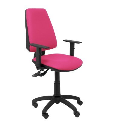 Silla Elche S similpiel rosa brazos regulables