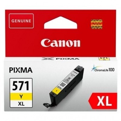 Canon CLI571XL Amarillo Cartucho de Tinta Original - 0334C001