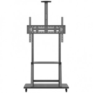 Carro TV con ruedas Aisens FT100E-135, 37-100 pulgadas, hasta 150 kg, VESA 800 x 600 mm, altura ajustable, negro