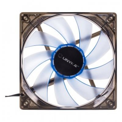 VENTILADOR INTERNO UNYKAch 120mm TRANSLUCIDO CON LED BLUE 9 ASPAS