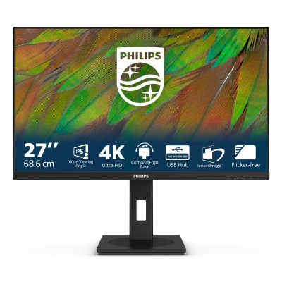 Philips 3000 series 27B1N3800/00 pantalla para PC 68,6 cm (27) 3840 x 2160 Pixeles 4K Ultra HD LCD Negro