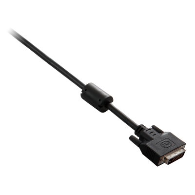 Cable negro de vídeo con conector DVI-D macho a DVI-D macho 3m 10ft