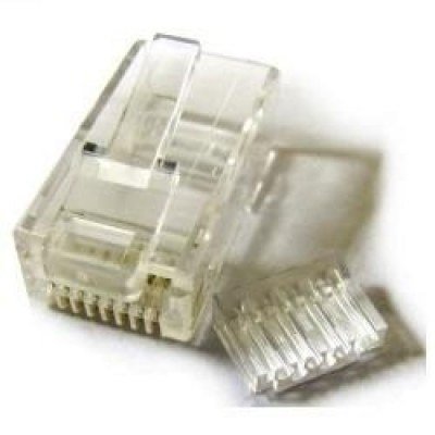 Conector RJ45 Cat6 UTP 8P8C con guia