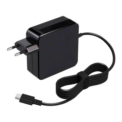 Cargador para portátil universal automático 65W 20v 3.25a Type-C / Tipo enchufe pared