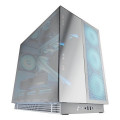 CAJA E-ATX TORRE GAMING MARS GAMING MCNOVA3 CRISTAL CROMADO 2x3.5 3x2.5” 1xUSB-C GPU MAX 425mm