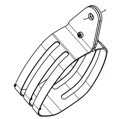 Abrazadera para silenciador de recambio AKRAPOVIC PMCTW9