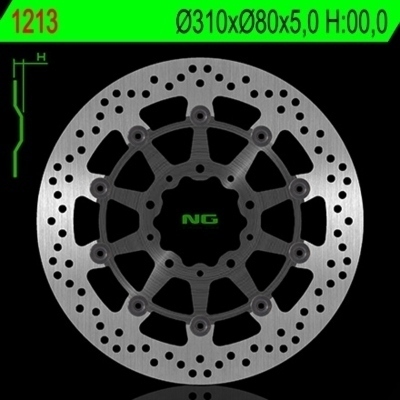 Disco de freno NG 1213 Ø310 x Ø80 x 5 1213